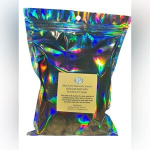 Peaches & Cream Bath Salts Bag Miss Val’s Heavenly Scents